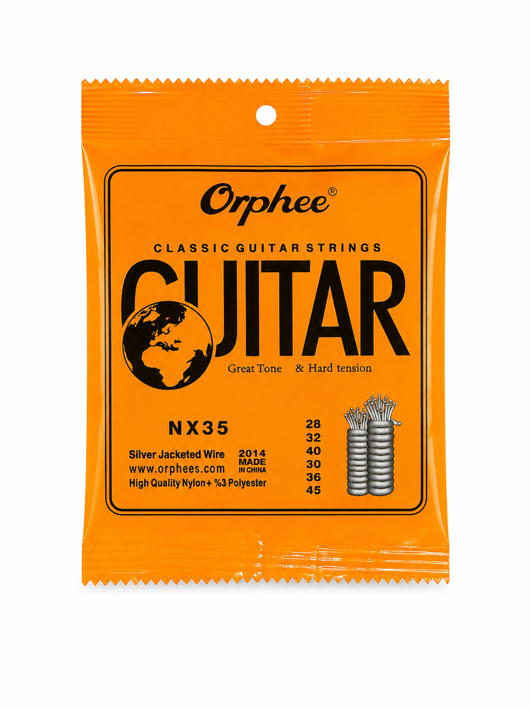 Imagen principal de Encordado x6 Para Guitarra Clasica NX35 Orphee