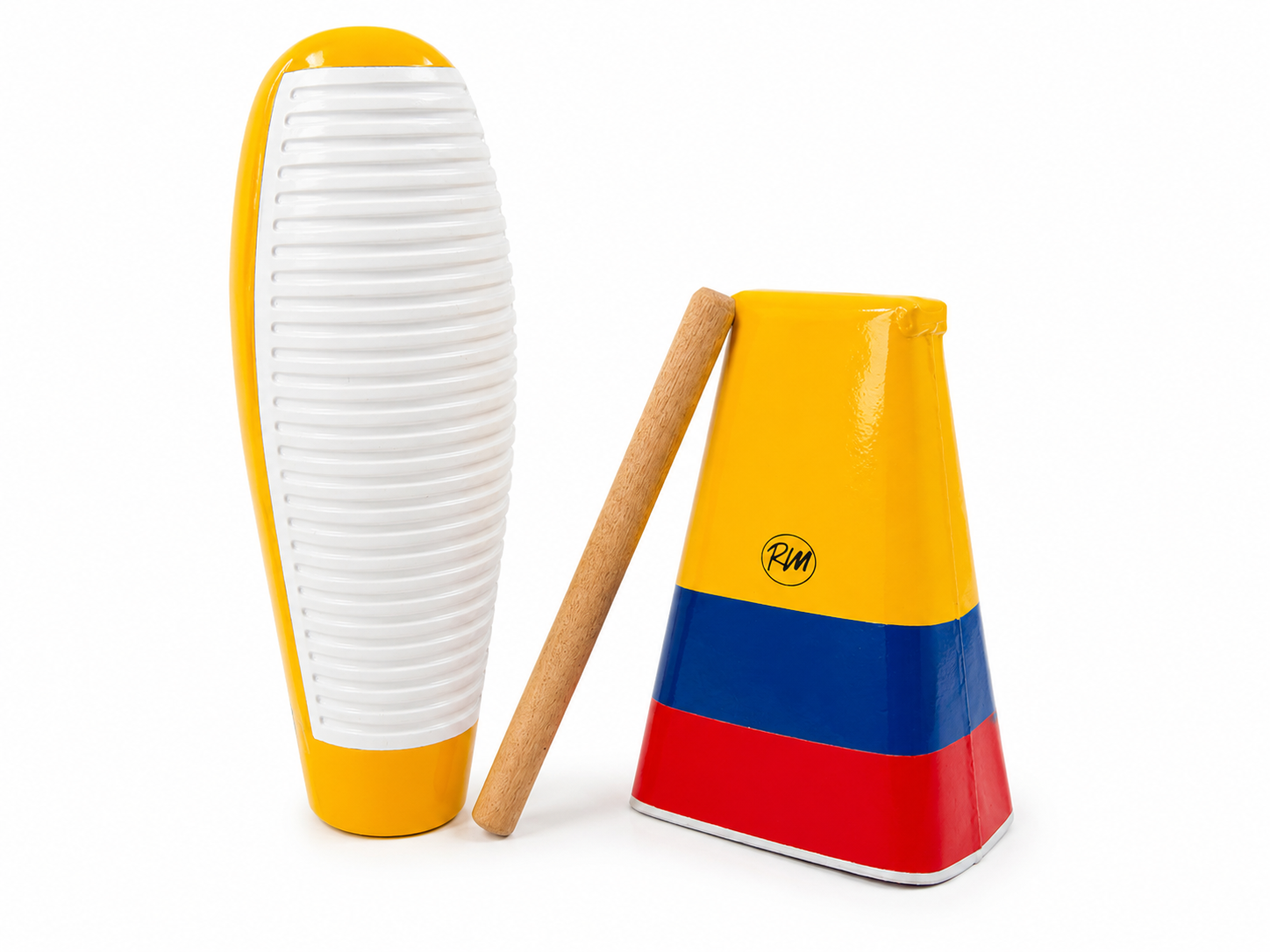 Miniatura 1 de Combo Guiro + Campana diseño Colombia