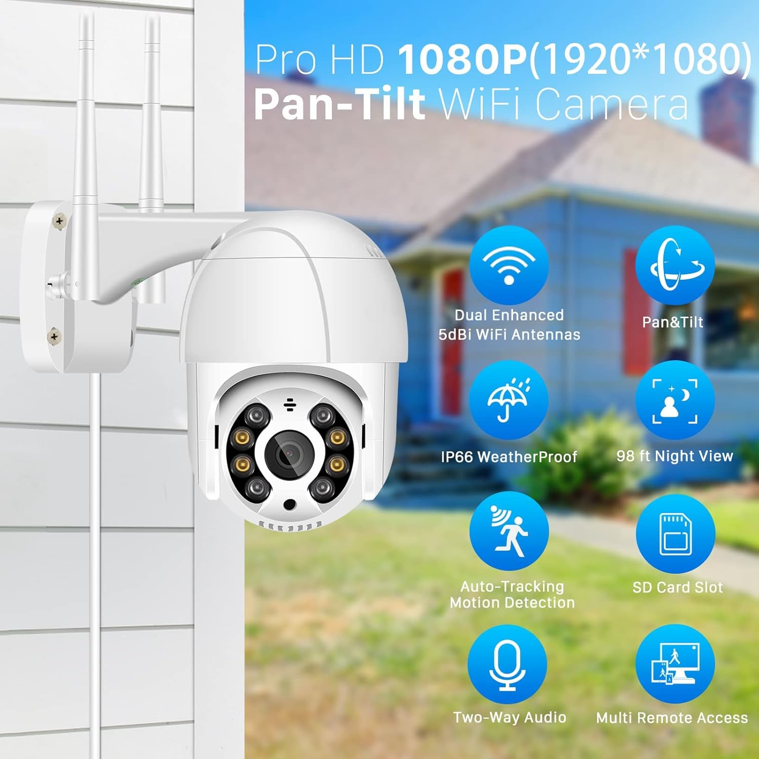 Miniatura 2 de Camara Wifi Smart IP66 A6