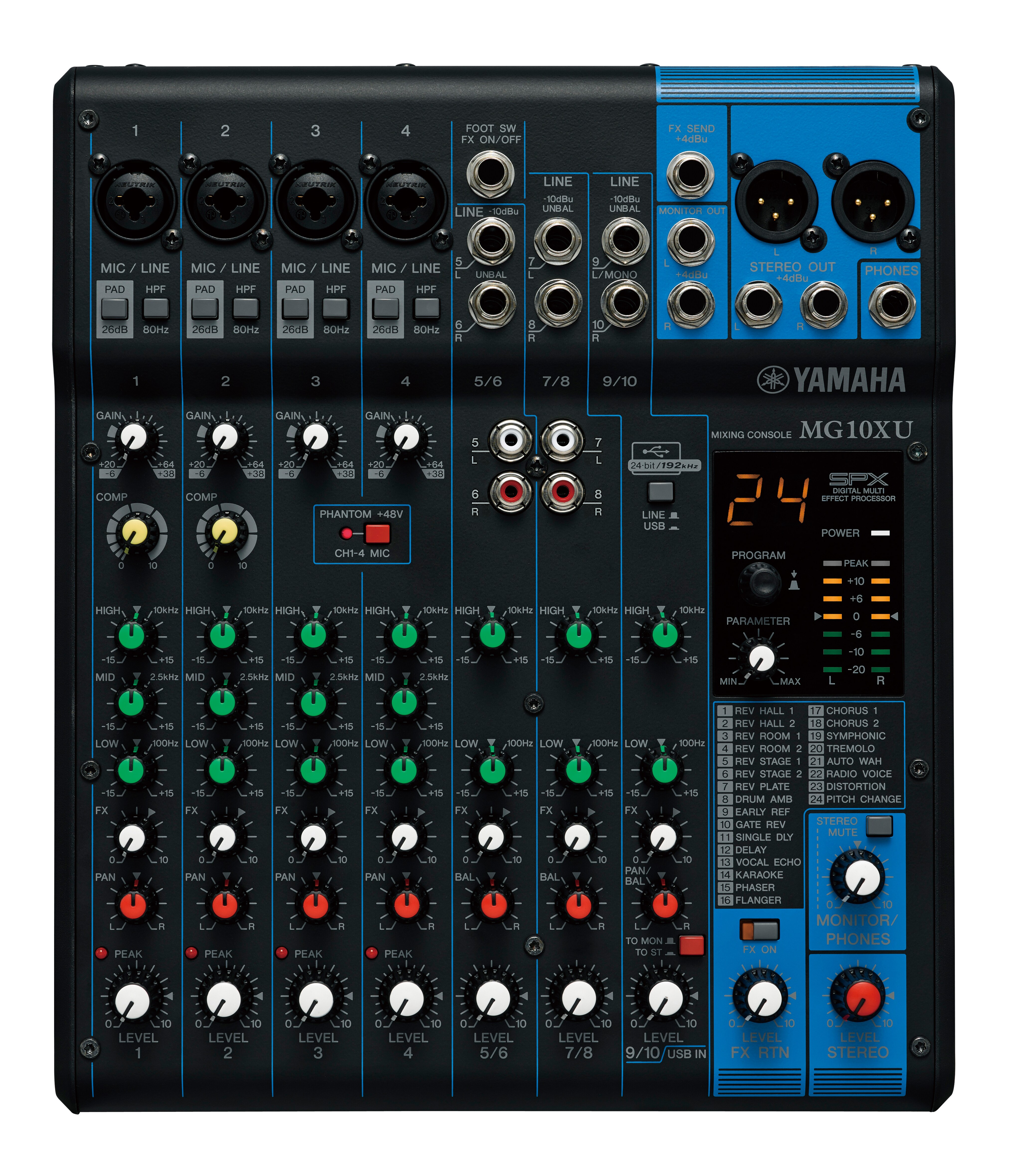 Miniatura 2 de Consola 10 Canales Yamaha MG10XU