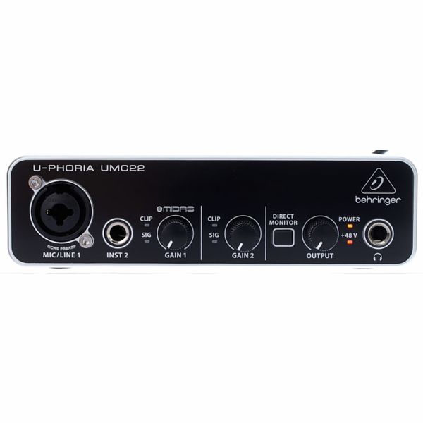 Miniatura 2 de Interfaz de Audio Behringer UMC22