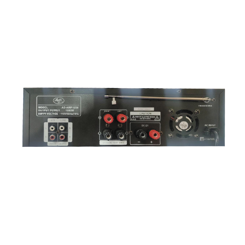 Miniatura 2 de Amplificador Audio Sound AS-AMP1200