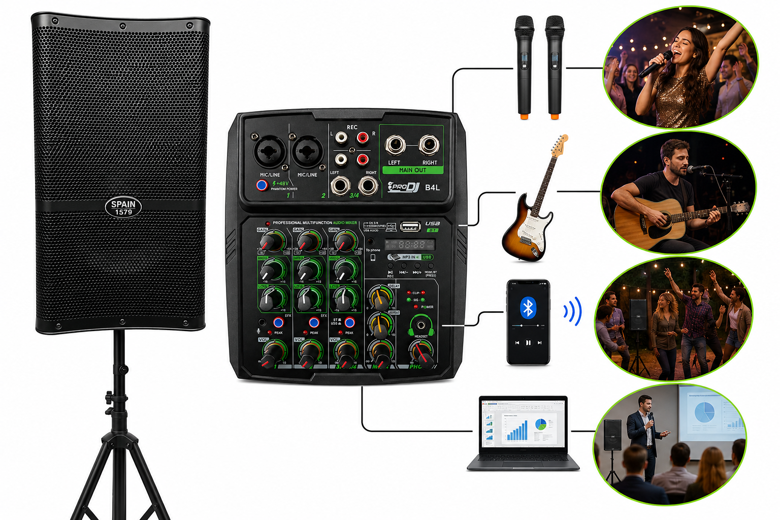 Miniatura 2 de Consola Pro DJ B4L